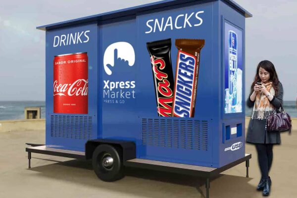 Mobile Kiosk_cocola+mars+snickers